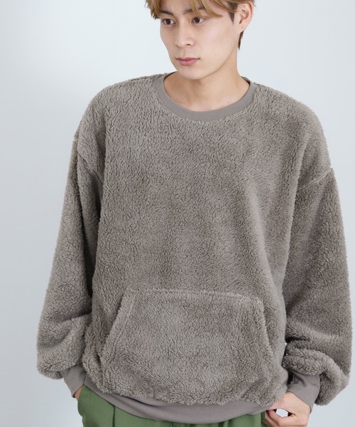 improves(インプローブス)の「ボア ポケット トレーナー(スウェット・メンズ・ブラック/ベージュ/ブラウン/ホワイト・X-LARGE/MEDIUM/LARGE)」の14枚目の写真