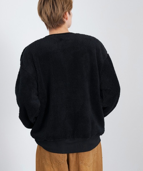 improves(インプローブス)の「ボア ポケット トレーナー(スウェット・メンズ・ブラック/ベージュ/ブラウン/ホワイト・X-LARGE/MEDIUM/LARGE)」の10枚目の写真