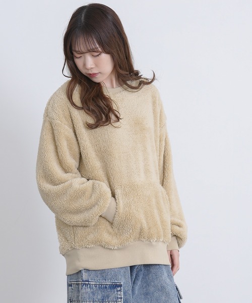 セール】ボア ポケット トレーナー（スウェット）｜improves（イン