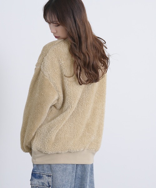 improves(インプローブス)の「ボア ポケット トレーナー(スウェット・メンズ・ブラック/ベージュ/ブラウン/ホワイト・X-LARGE/MEDIUM/LARGE)」の17枚目の写真