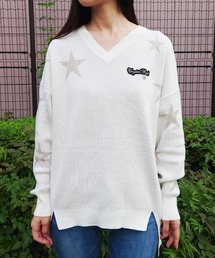 CRYSTAL BALL | STARニットVネック(ニット/セーター)