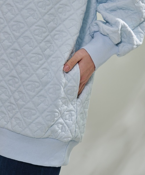 Arnold Palmer（アーノルドパーマー）の「アンブレラ ふくれジャガード チュニック（チュニック・レディース・アイボリー/杢グレー/サックスブルー・M/L/S）」の14枚目の写真