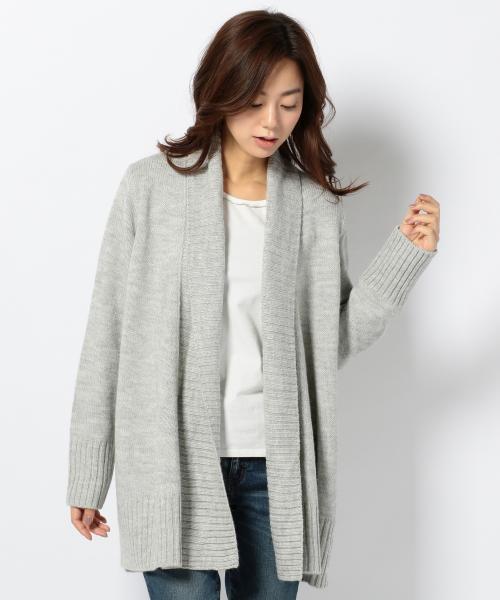23区（ニジュウサンク）の「【VERY11月号掲載商品】アルパカウールバルキー ニットカーディガン（カーディガン/ボレロ・レディース・ライトグレー系/ブラウン系/ネイビー系・44/46）」の9枚目の写真