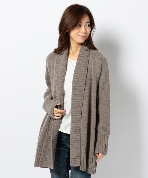 23区（ニジュウサンク）の「【VERY11月号掲載商品】アルパカウールバルキー ニットカーディガン（カーディガン/ボレロ・レディース・ライトグレー系/ブラウン系/ネイビー系・44/46）」の20枚目の写真