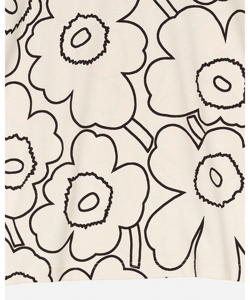 marimekko（マリメッコ）の「【kioski】Pieni Piirto Unikko 2 / Nopeus t-shirt（Tシャツ/カットソー・レディース・オフホワイト・MEDIUM/SMALL/X-LARGE）」の4枚目の写真
