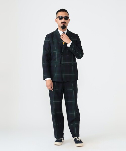 【最終】BEAMS PLUS / 3ボタン ウール チェック ジャケット セットアップスタイルの楽しみ方｜BEAMS PLUS（ビームス プラス