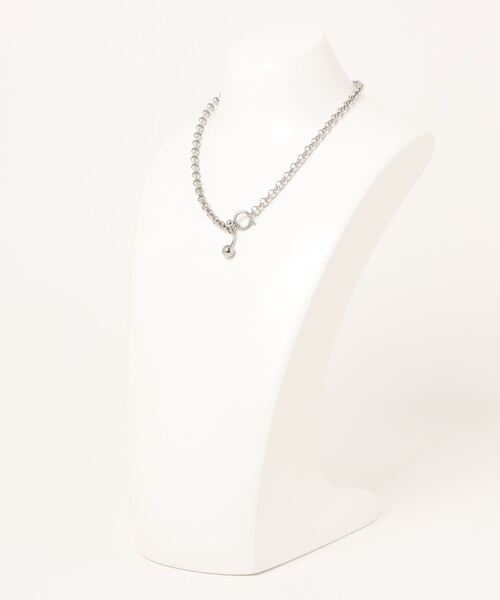 【Justine Clenquet】大人気★ BLAIR プレアネックレス シルバー Justine Clenquet】大人気☆ BLAIR プレアネックレス シルバー