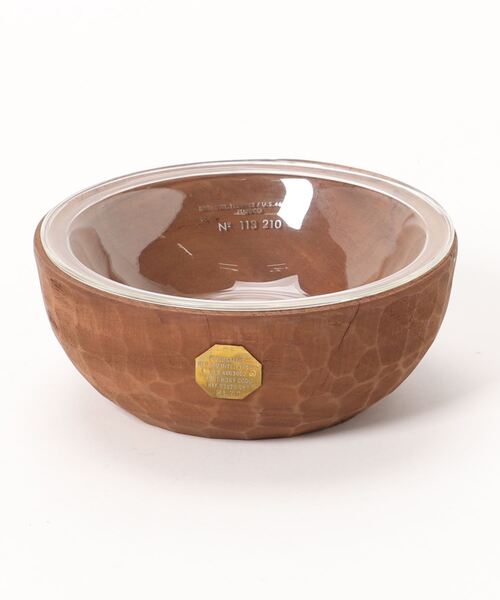VINTAGE WOODEN BOWL WITH GLASS（その他ペットグッズ）｜PUEBCO（プエブコ）