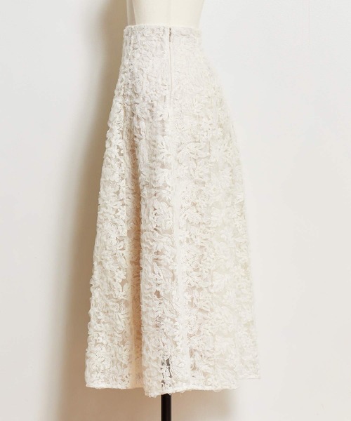 NOELA（ノエラ）の「チュール刺繍スカート（スカート・レディース・ラベンダー/カーキ/オフホワイト・S/M）」の15枚目の写真