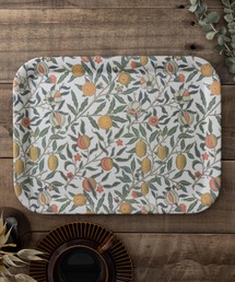 Jubilee（ジュビリー）の「バンブー中型トレイ Jubilee ウィリアムモリス柄 お盆 ギフトボックス付（キッチンツール）」