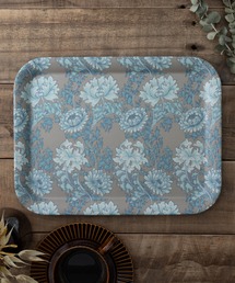 Jubilee（ジュビリー）の「バンブー中型トレイ Jubilee ウィリアムモリス柄 お盆 ギフトボックス付（キッチンツール）」