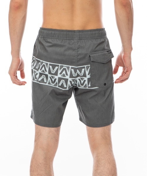 【セール】RVCA メンズ BARNES ELASTIC SHORT ボードショーツ/サーフトランクス 【2024年春夏モデル】/ルーカリサイクルポリエステルエコスイムボードショーツ（水着）｜RVCA（ルーカ）
