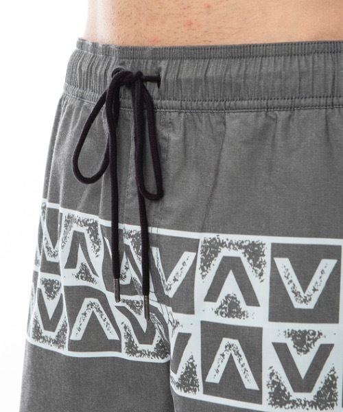 【セール】RVCA メンズ BARNES ELASTIC SHORT ボードショーツ/サーフトランクス 【2024年春夏モデル】/ルーカリサイクルポリエステルエコスイムボードショーツ（水着）｜RVCA（ルーカ）