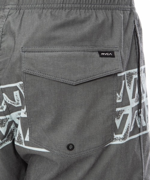 【セール】RVCA メンズ BARNES ELASTIC SHORT ボードショーツ/サーフトランクス 【2024年春夏モデル】/ルーカリサイクルポリエステルエコスイムボードショーツ（水着）｜RVCA（ルーカ）