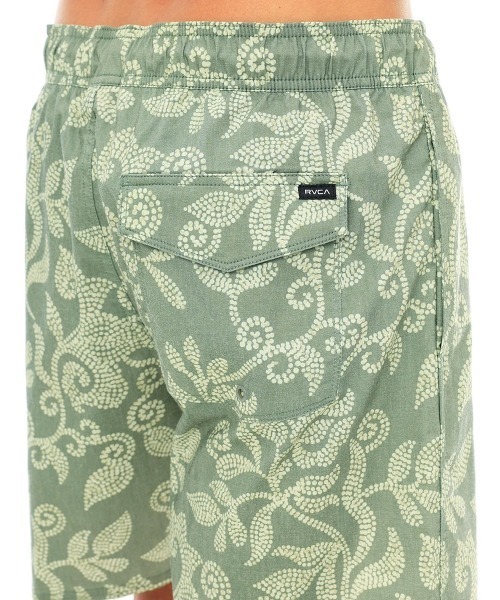 【セール】RVCA メンズ BARNES ELASTIC SHORT ボードショーツ/サーフトランクス 【2024年春夏モデル】/ルーカリサイクルポリエステルエコスイムボードショーツ（水着）｜RVCA（ルーカ）