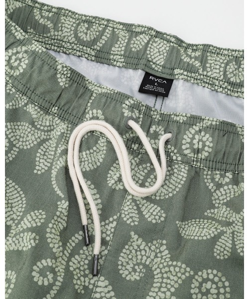 【セール】RVCA メンズ BARNES ELASTIC SHORT ボードショーツ/サーフトランクス 【2024年春夏モデル】/ルーカリサイクルポリエステルエコスイムボードショーツ（水着）｜RVCA（ルーカ）