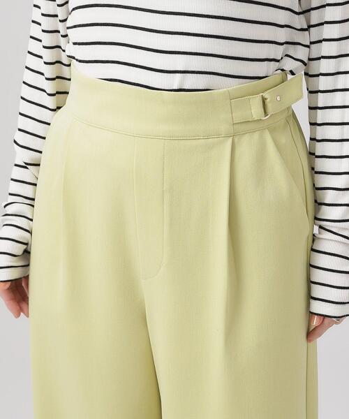 DRESKIP(ドレスキップ)の「◆【ストレッチ】きれいめコーデにマッチ サイドタブ付き ワイドパンツ(その他パンツ・レディース・ブラック/ナチュラル/ライトイエロー系・02/03/04)」の13枚目の写真