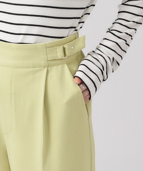 DRESKIP(ドレスキップ)の「◆【ストレッチ】きれいめコーデにマッチ サイドタブ付き ワイドパンツ(その他パンツ・レディース・ブラック/ナチュラル/ライトイエロー系・02/03/04)」の20枚目の写真