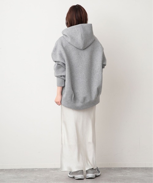 SLOBE IENA（スローブイエナ）の「《WEB限定/追加4》ボリュームジップアップフーディー（パーカー・レディース・グレー・FREE）」の5枚目の写真