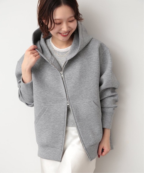 SLOBE IENA（スローブイエナ）の「《WEB限定/追加4》ボリュームジップアップフーディー（パーカー・レディース・グレー・FREE）」の9枚目の写真