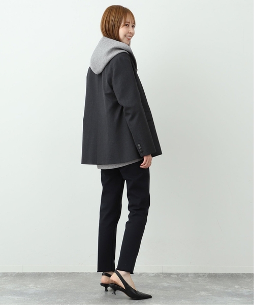 SLOBE IENA（スローブイエナ）の「《WEB限定/追加4》ボリュームジップアップフーディー（パーカー・レディース・グレー・FREE）」の6枚目の写真