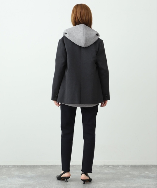 SLOBE IENA（スローブイエナ）の「《WEB限定/追加4》ボリュームジップアップフーディー（パーカー・レディース・グレー・FREE）」の10枚目の写真