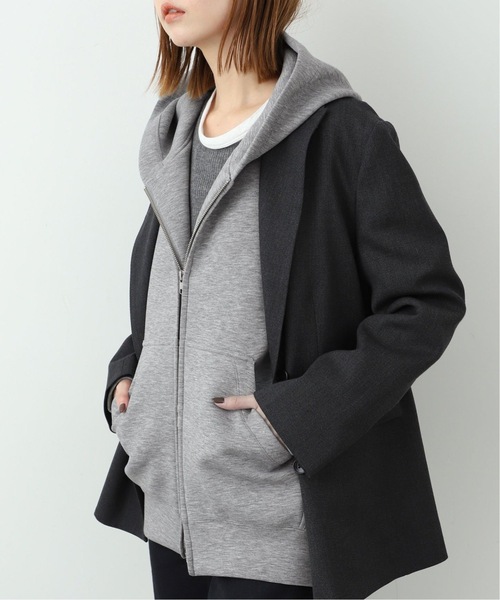 SLOBE IENA（スローブイエナ）の「《WEB限定/追加4》ボリュームジップアップフーディー（パーカー・レディース・グレー・FREE）」の17枚目の写真