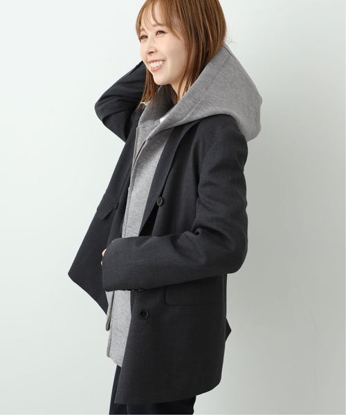 SLOBE IENA（スローブイエナ）の「《WEB限定/追加4》ボリュームジップアップフーディー（パーカー・レディース・グレー・FREE）」の12枚目の写真