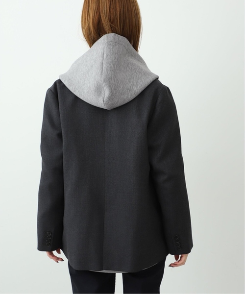 SLOBE IENA（スローブイエナ）の「《WEB限定/追加4》ボリュームジップアップフーディー（パーカー・レディース・グレー・FREE）」の16枚目の写真