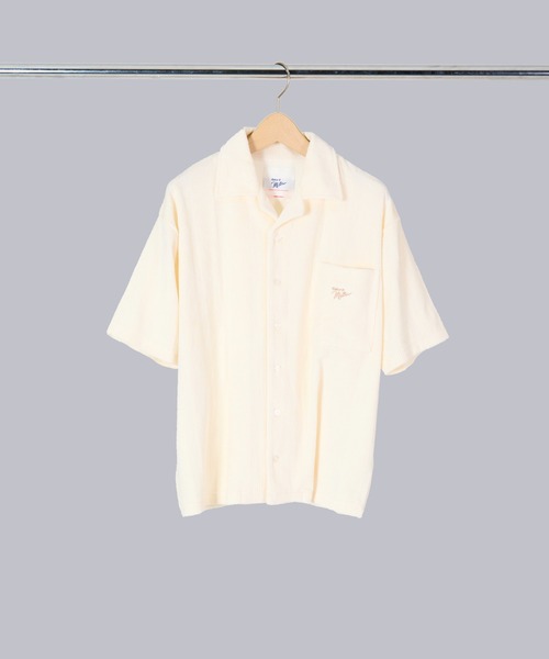 MILLER(ミラー)の「【 Robert P. Miller / ロバート・ピー・ミラー 】 パイル パネルリブ オープンシャツ DRE RM241-1164(シャツ/ブラウス・レディース・ネイビー/キャメル/アイボリー・FREE)」の2枚目の写真