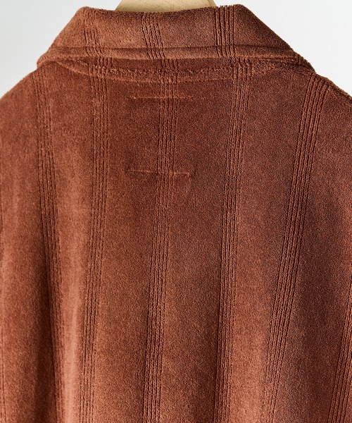 MILLER(ミラー)の「【 Robert P. Miller / ロバート・ピー・ミラー 】 パイル パネルリブ オープンシャツ DRE RM241-1164(シャツ/ブラウス・レディース・ネイビー/キャメル/アイボリー・FREE)」の10枚目の写真