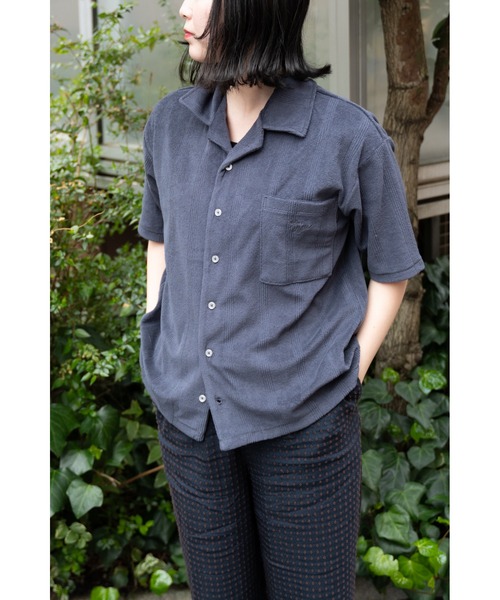 MILLER(ミラー)の「【 Robert P. Miller / ロバート・ピー・ミラー 】 パイル パネルリブ オープンシャツ DRE RM241-1164(シャツ/ブラウス・レディース・ネイビー/キャメル/アイボリー・FREE)」の22枚目の写真