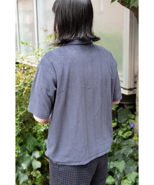 MILLER(ミラー)の「【 Robert P. Miller / ロバート・ピー・ミラー 】 パイル パネルリブ オープンシャツ DRE RM241-1164(シャツ/ブラウス・レディース・ネイビー/キャメル/アイボリー・FREE)」の12枚目の写真