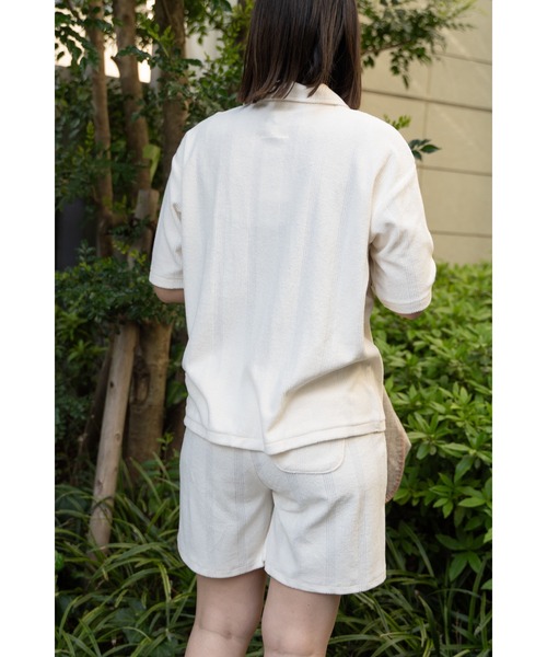 MILLER(ミラー)の「【 Robert P. Miller / ロバート・ピー・ミラー 】 パイル パネルリブ オープンシャツ DRE RM241-1164(シャツ/ブラウス・レディース・ネイビー/キャメル/アイボリー・FREE)」の20枚目の写真