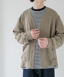 FORK&SPOON | FORK&SPOON　ワッシャーダブルクロスカーディガン(その他アウター)