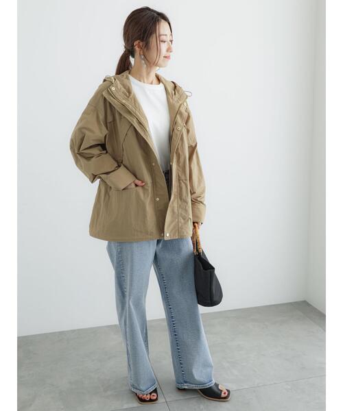 Te chichi（テチチ）の「バンブーハンドルニットトートバッグ（ハンドバッグ・レディース・オフホワイト/ブラック・F）」の4枚目の写真