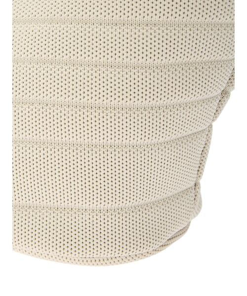 Te chichi（テチチ）の「バンブーハンドルニットトートバッグ（ハンドバッグ・レディース・オフホワイト/ブラック・F）」の11枚目の写真