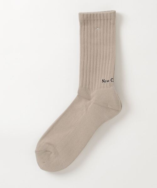 MARCOMONDE（マルコモンド）の「MARCOMONDE（マルコモンド）＠sporty pile socks（ソックス/靴下・メンズ・チャコールグレー/ベージュ/イエロー/ホワイト・F）」の3枚目の写真