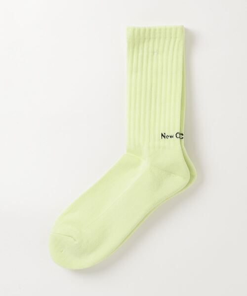 MARCOMONDE（マルコモンド）の「MARCOMONDE（マルコモンド）＠sporty pile socks（ソックス/靴下・メンズ・チャコールグレー/ベージュ/イエロー/ホワイト・F）」の4枚目の写真