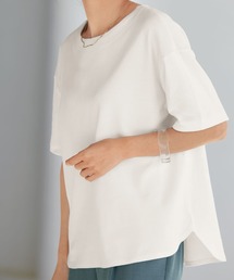 【襟がよれにくい/着崩れ防止/オーガニックコットン100%/肌に優しい】着崩れしにくい!シンプルプルオーバー