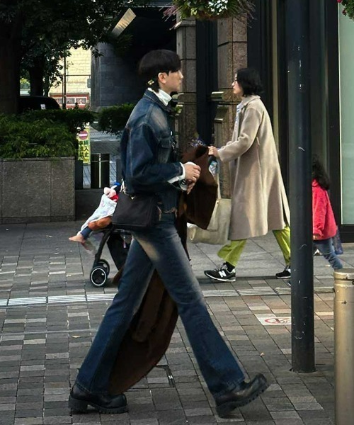 ASCLO(エジュクロ)の「ASCLO Brownie Bootcut Denim Pants(デニムパンツ・メンズ・ダークブルー・LARGE/MEDIUM/SMALL)」の9枚目の写真