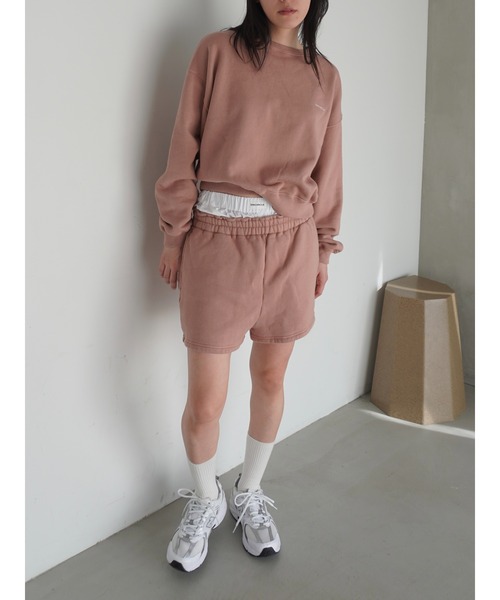 ENCIRCLE（エンサークル）の「【ENCIRCLE/エンサークル】Greeting sweatshirt/グリーティングスウェットシャツ（スウェット・レディース・ピンクベージュ・2/1/SHORT）」の8枚目の写真