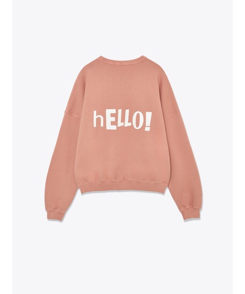 ENCIRCLE（エンサークル）の「【ENCIRCLE/エンサークル】Greeting sweatshirt/グリーティングスウェットシャツ（スウェット・レディース・ピンクベージュ・2/1/SHORT）」の7枚目の写真