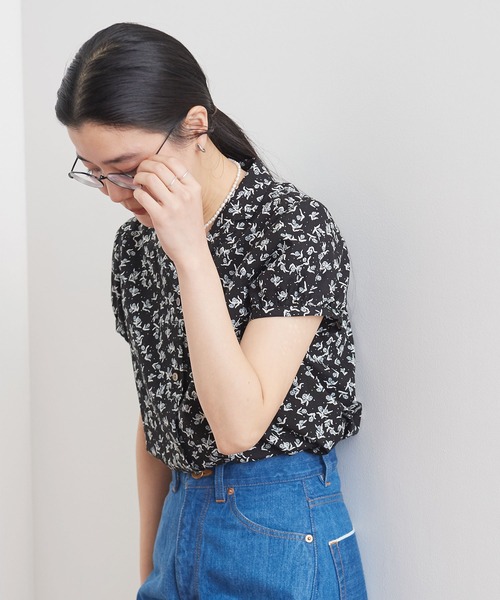 新品fig Ｌondon tulip blouse チューリップブラウス fig London（フィグロンドン）の「TULIP blouse（シャツ