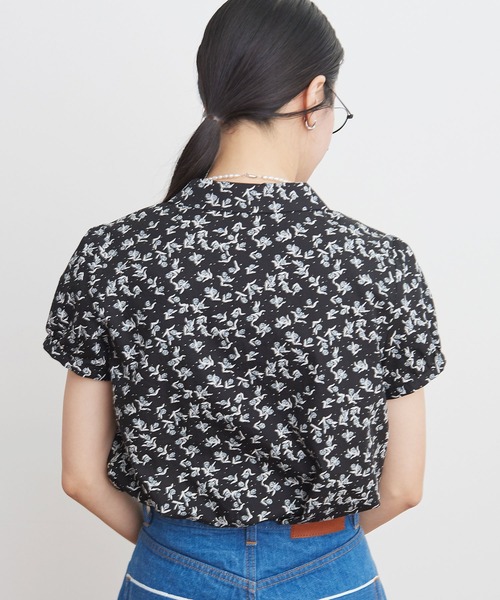 fig London(フィグロンドン)の「tulip blouse(シャツ/ブラウス・レディース・ホワイト/ブラック・FREE)」の9枚目の写真