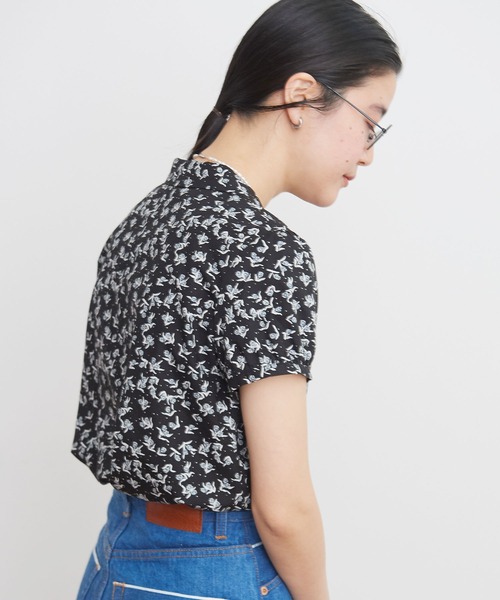 fig London(フィグロンドン)の「tulip blouse(シャツ/ブラウス・レディース・ホワイト/ブラック・FREE)」の10枚目の写真