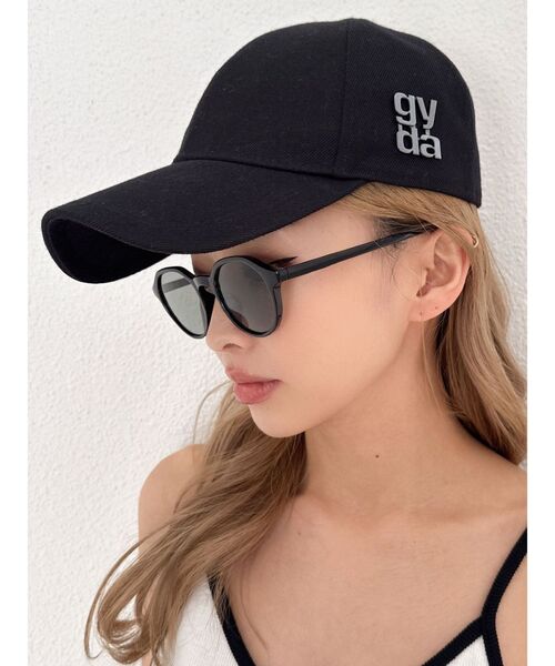GYDA(ジェイダ)の「square gyda キャップ(キャップ・レディース・オフホワイト/ブラック・FREE)」の3枚目の写真