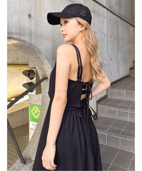 GYDA(ジェイダ)の「square gyda キャップ(キャップ・レディース・オフホワイト/ブラック・FREE)」の6枚目の写真