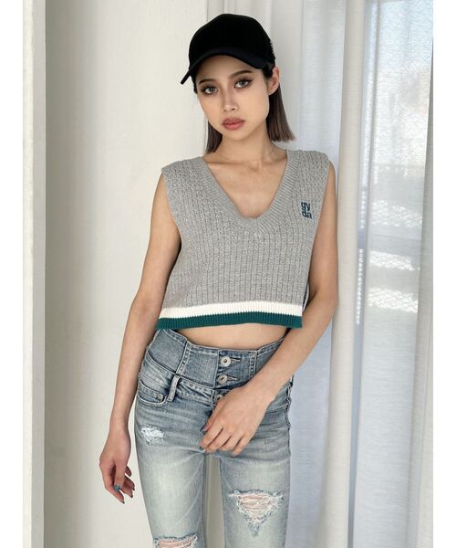 GYDA(ジェイダ)の「square gyda キャップ(キャップ・レディース・オフホワイト/ブラック・FREE)」の10枚目の写真