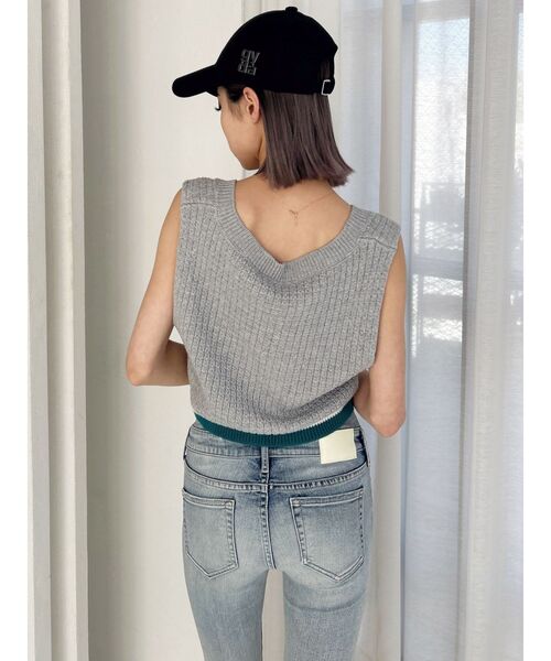 GYDA(ジェイダ)の「square gyda キャップ(キャップ・レディース・オフホワイト/ブラック・FREE)」の12枚目の写真